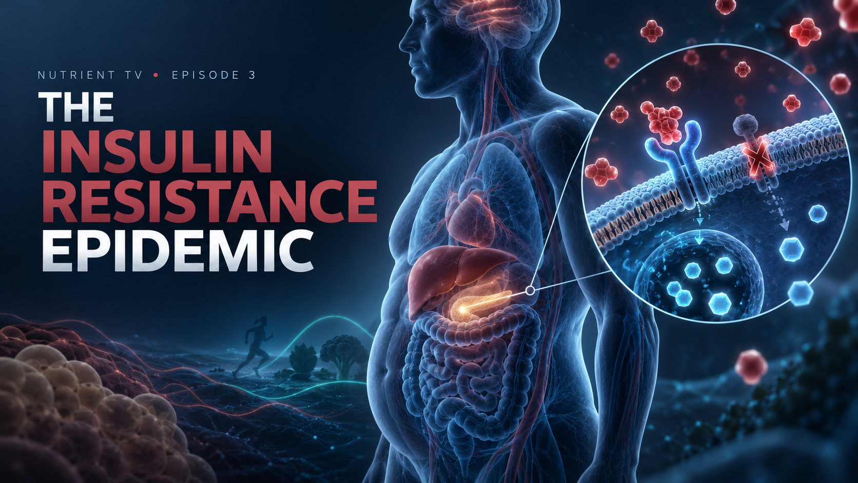 The Insulin Resistance Epidemic: The Hidden Driver Behind Obesity, Prediabetes, and Type 2 Diabetes — Nutrient TV Episode 3 article illustration